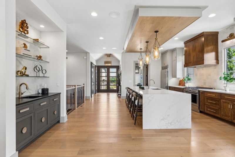 Kitchen and great room