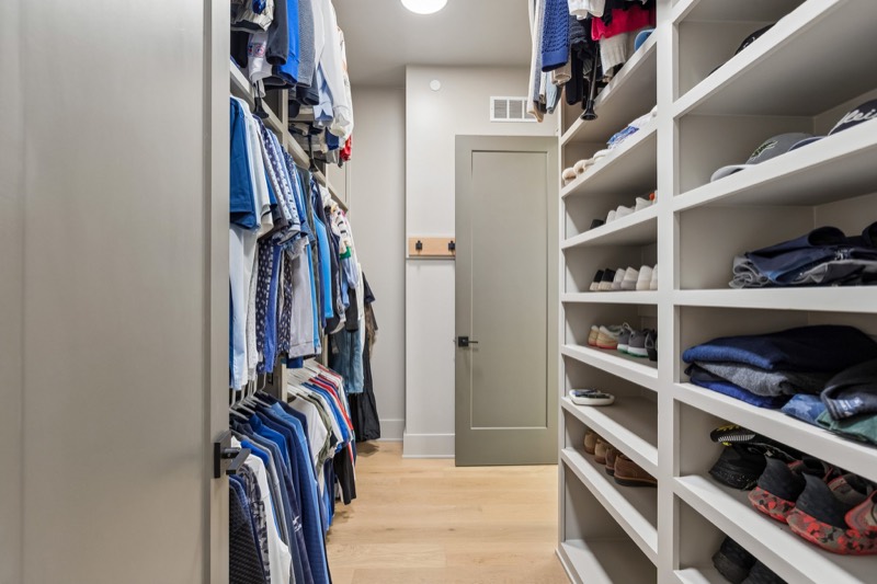 Primary closet