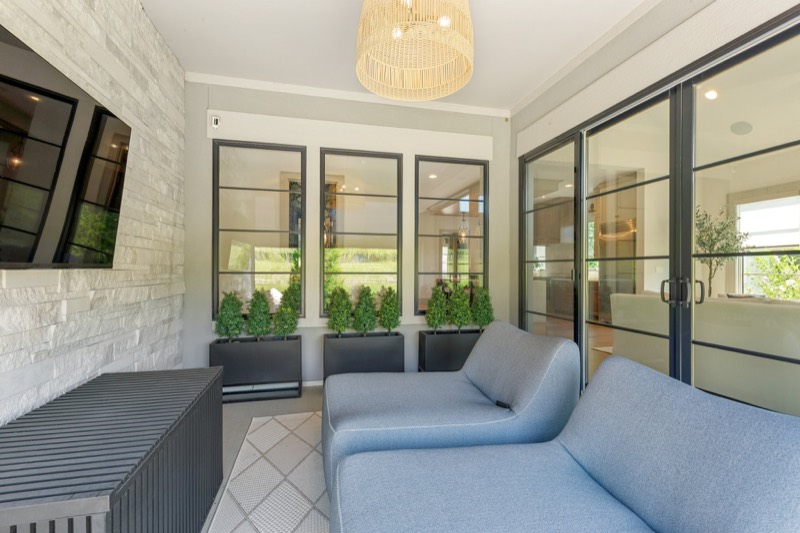 Covered patio