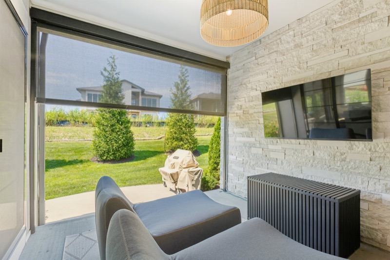 Covered patio